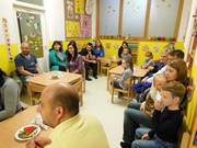 Odpolední zdravá svačinka s rodiči